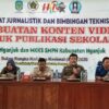 PWI Nganjuk Gelar Diklat Jurnalistik dan Bimtek Produksi Konten Video Bagi Guru SMPN Se- Kabupaten Nganjuk