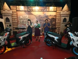 Yamaha Luncurkan Warna Baru Gear Ultimate Hybrid 125 di Festival Kuno Kini, SLG Kediri
