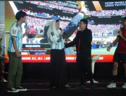 Hibur Masyarakat Trenggalek, Novita Hardini Gelar Nobar Final Piala Dunia 2026 di Pelataran Pasar Pon
