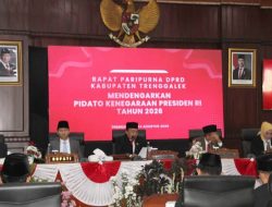 Ketua DPRD Trenggalek Doding Rahmadi Angkat  Empat Pesan Penting Presiden Prabowo Subianto Dalam Sidang Paripurna
